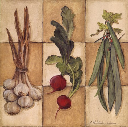 Fresh Veggies II by Charlene Winter Olson art print