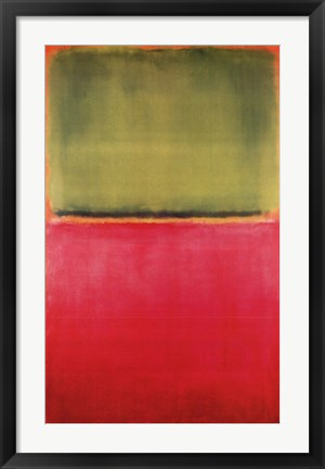  Mark Rothko Green, Red, on Orange 