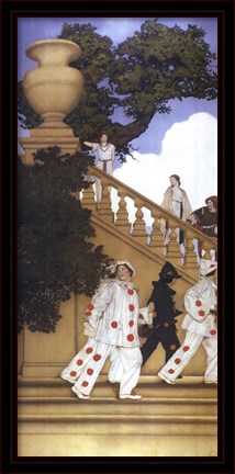 Florentine Fete - A Stairway to Summer, 1912 - Maxfield Parrish