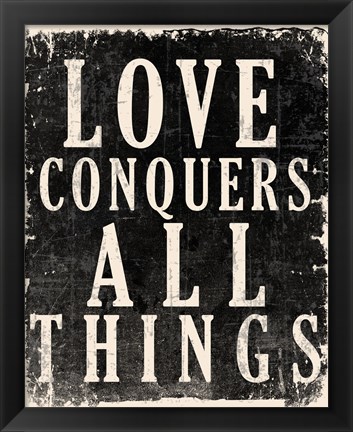 Love Conquers All - Voltaire Quote