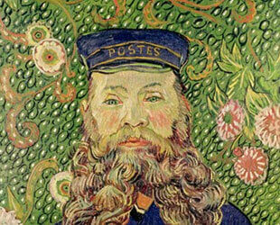Portrait of the Postman Joseph Roulin, 1889 by Vincent Van Gogh