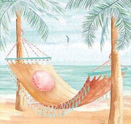 Ocean Breeze III Art Print by Dina June