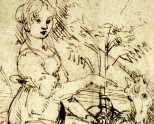 Lady with a Unicorn by Leonardo Da Vinci