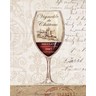 Wine by the Glass II Fine Art Print by Daphne Brissonnet at ...