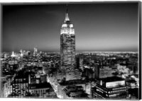 Empire State Building at Night Fine Art Print