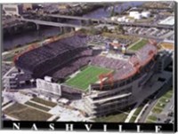Nashville, Tennessee - Titans At Coliseu Fine Art Print