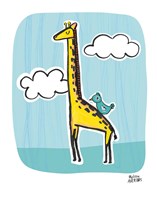 Wild About You Giraffe Framed Print