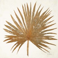 Golden Leaf Palm I Framed Print