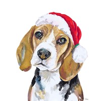 Holiday Dog I Framed Print
