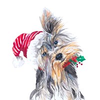Holiday Dog III Framed Print