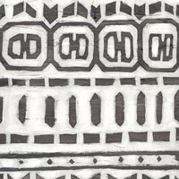 Tribal Textile III Framed Print