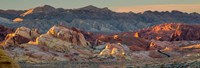 Panorama Of Valley Of Fire State Park, Nevada Fine Art Print