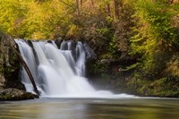Abrams Falls Landscape, Great Smoky Mountains National Park Framed Print