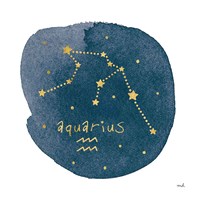 Horoscope Aquarius Framed Print