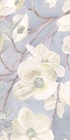 Breezy Blossoms II Sage Framed Print