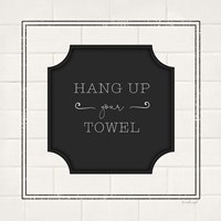 Hang Up Your Towel Framed Print