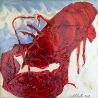 Brilliant Maine Lobster II Framed Print