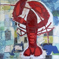 Brilliant Maine Lobster III Framed Print
