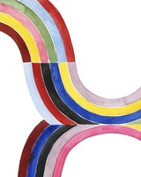 Deconstructed Rainbow III Framed Print
