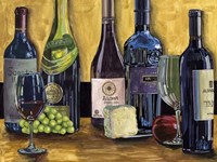 Still Life with Wine II Fine Art Print