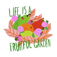 Fruitful Garden I Framed Print