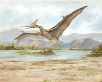 Dinosaur Illustration VI Framed Print