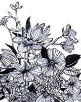 Wildflower Tangle I Framed Print