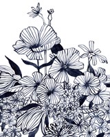 Wildflower Tangle II Framed Print