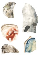 Geode Segments IV Framed Print