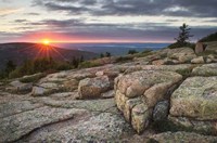 Acadia National Park Sunset Framed Print