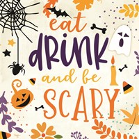 Eat Drink and be Scary Framed Print