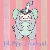 Li'l Elephant Framed Print