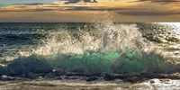 Wave Crashing on the Beach, Kauai Island, Hawaii (detail) Fine Art Print