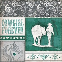 Cowgirl Forever Framed Print