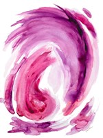 Pink Swirl I Framed Print