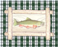 Framed Lake Fish II Framed Print