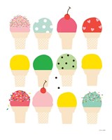 Ice Cream Fun Framed Print