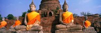 Buddha Statues Near Bangkok Thailand Fine Art Print