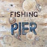 Fishing Pier Framed Print