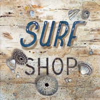 Surf Shop Framed Print