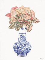 Blue and White Vase 4 Framed Print