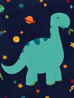 Starry Dinos IV Framed Print
