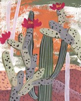 Desert Flowers III Framed Print