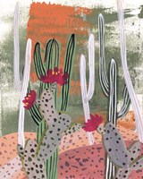 Desert Flowers IV Framed Print