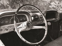 Chevy Steering Wheel Framed Print