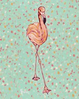 Flamingo Portrait II Framed Print