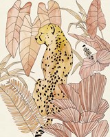 Blush Cheetah I Framed Print