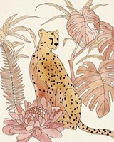 Blush Cheetah III Framed Print