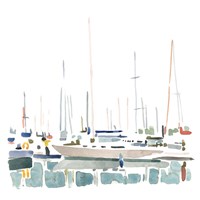 Sailboat Scenery II Framed Print