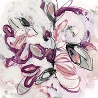 Fuchsia Floral I Framed Print